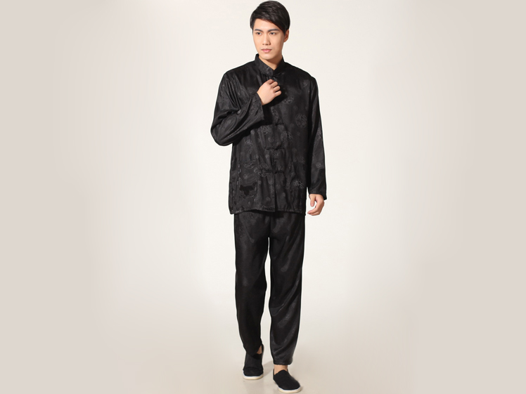 Tai Chi Clothing Long-sleeve Casual Style Linen Suit